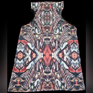 Warrior Within Designs XL, Halter Top: Kaleidoscope Rave, Tribal, Abstract